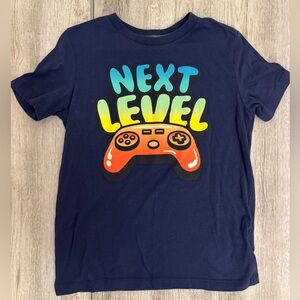 Kids Navy Blue 'Next Level' Gaming T-Shirt